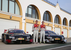 Audi RS 5 DTM Test Car, Mattias Ekström, Jamie Green