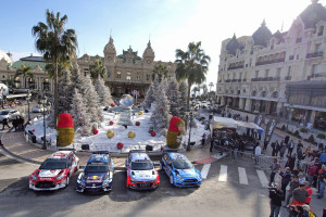 Presentation of Cars WRC Rallye Monte Carlo 2016