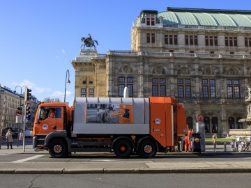 Ciężarówki w Wiedniu z obowiązkowym asystentem skrętu