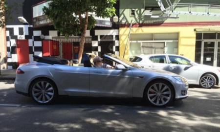 Tesla S jako cabrio