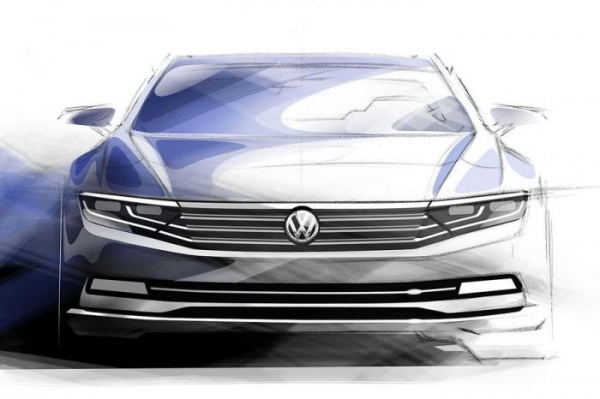 VW Passat 2015 – szkice