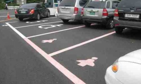 Miejsca parkingowe dla kobiet