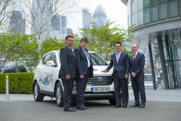 Hyundai ix35 Fuel Cell w kolejnych miastach Europy