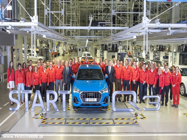 Rozpoczęcie produkcji Audi Q3 w fabryce w Győr
