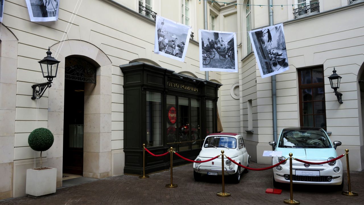 Fiat 500 i wystawa „Włoskie Pranie”
