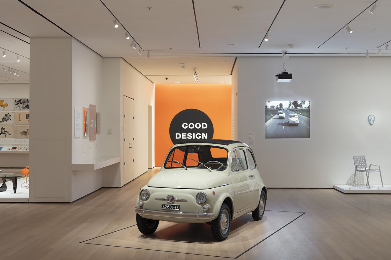 Fiat 500 w MoMA w Nowym Jorku