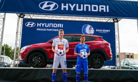 Hyundai partnerem klubu piłkarskiego KAA Gent
