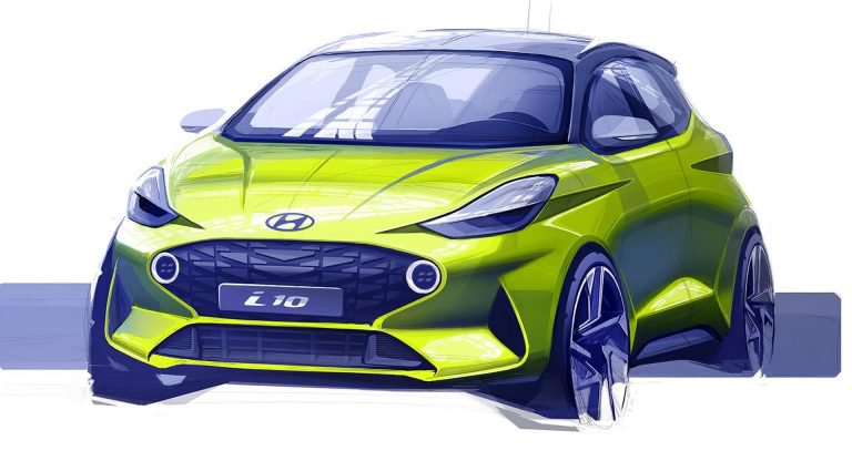 Hyundai i10 – pierwszy szkic
