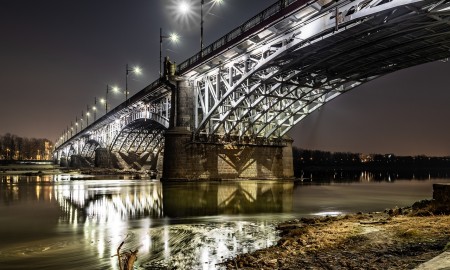 Most Poniatowskiego w Warszawie - odcinkowy pomiar prędkości czy fotoradary?