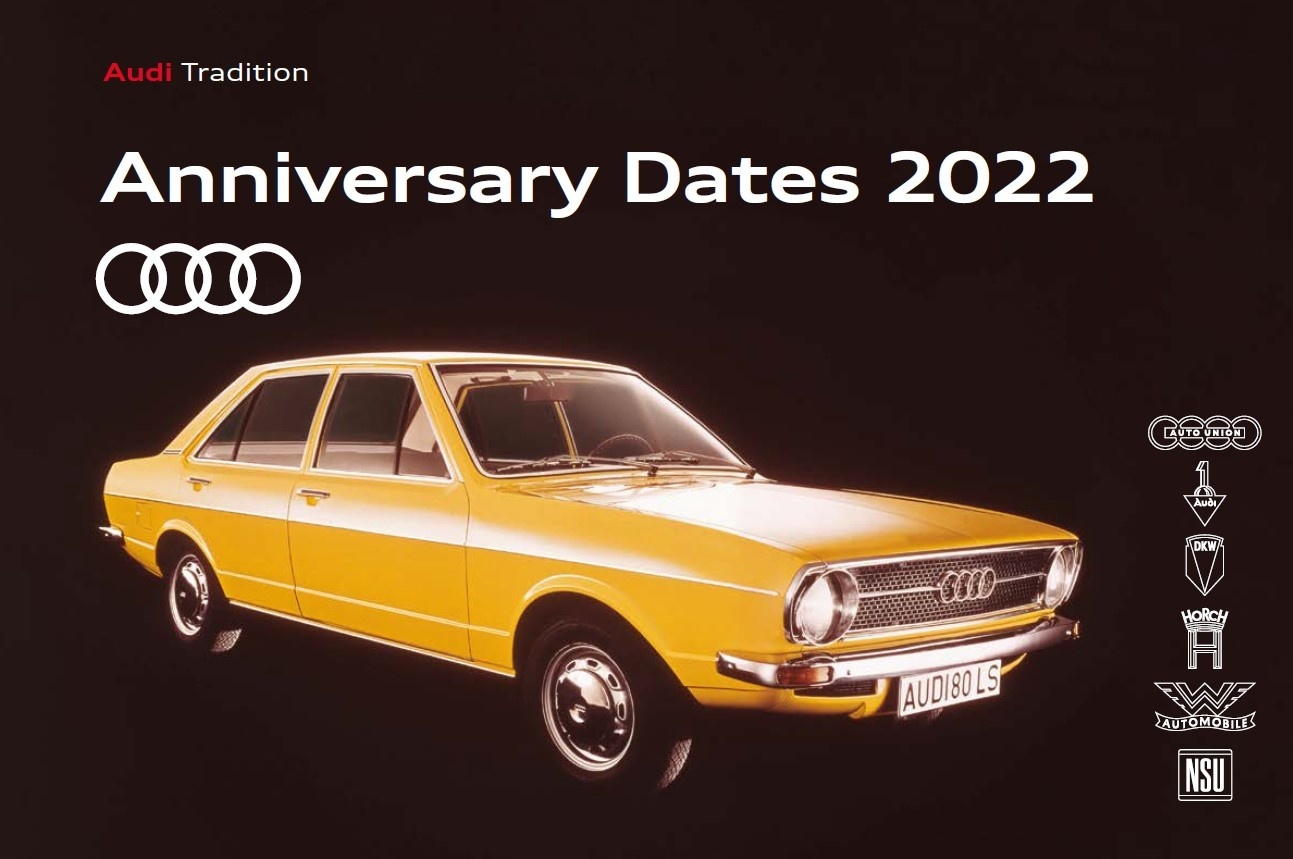  „Rocznicowe daty Audi na rok 2022"