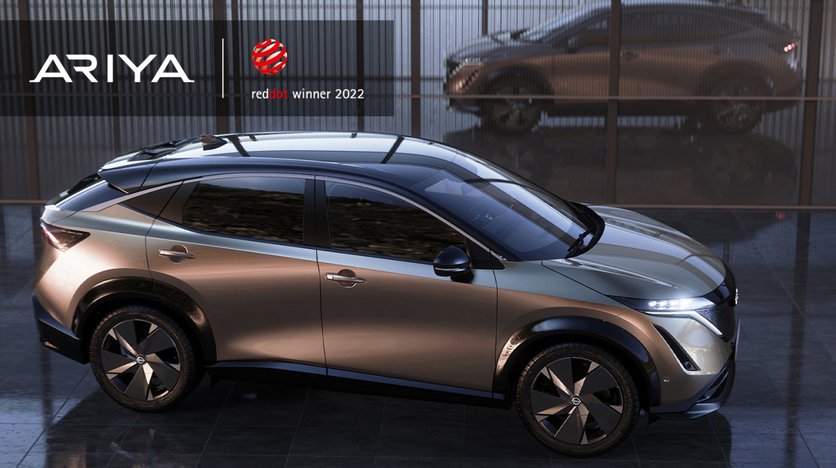 Nissan Ariya zdobywa nagrodę Red Dot Design Award w Niemczech