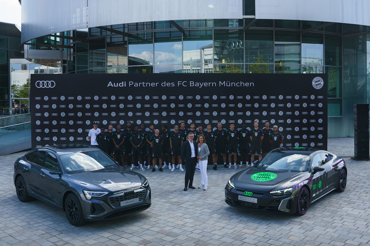 Klub FC Bayern Monachium otrzymał nowe auta od Audi