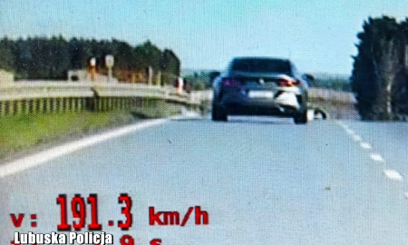 Jechał 191 km/h trasą S3