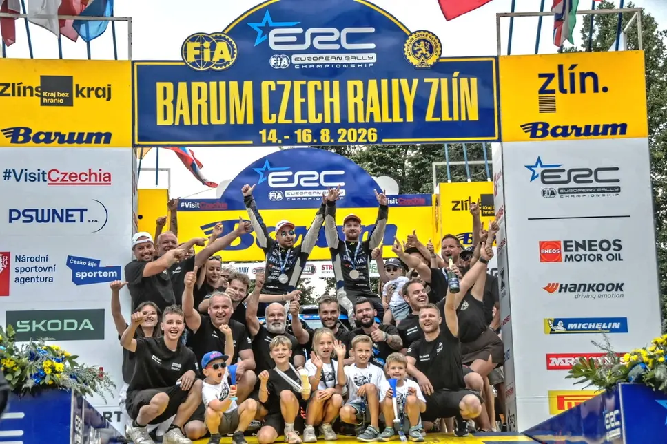 Adam Břez&iacute;k wygrał Rajd Barum