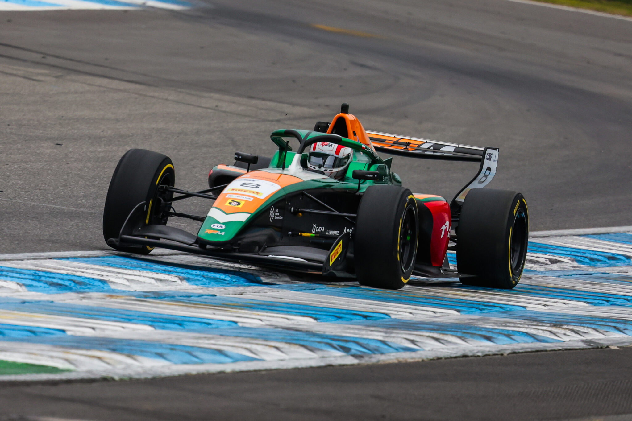 Jan Przyrowski na torze Hockenheimring