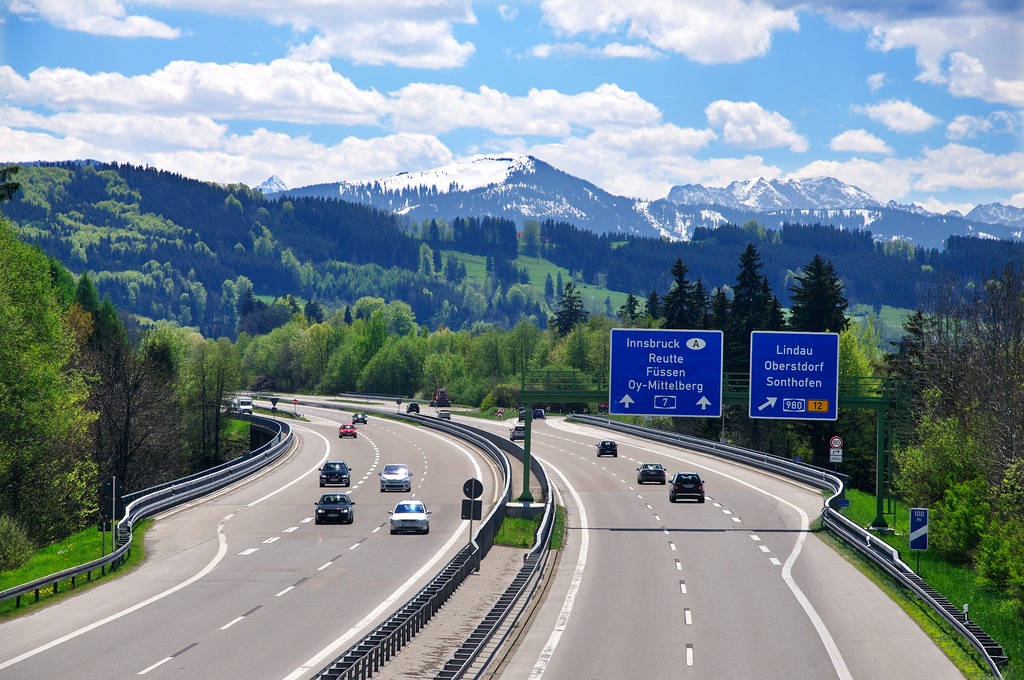 Niemieckie autostrady z winietami