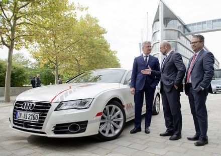 Martin Schulz w autonomicznym Audi A7