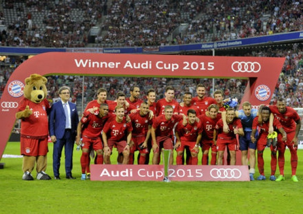 FC Bayern po raz trzeci z pucharem Audi Cup