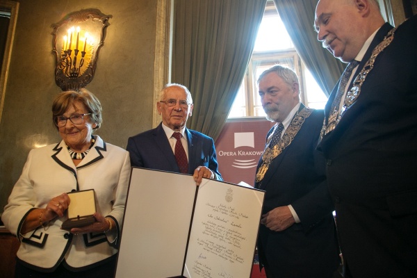 Sobiesław Zasada uhonorowany przez władze Krakowa